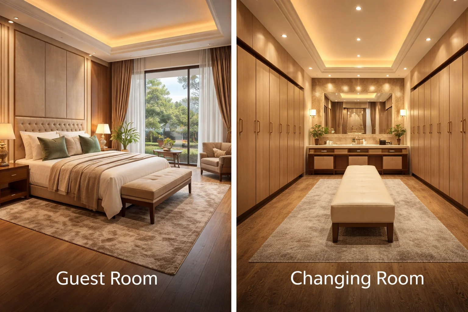 Guest & Changing Rooms